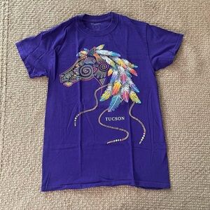 Purple Tucson Horse TShirt